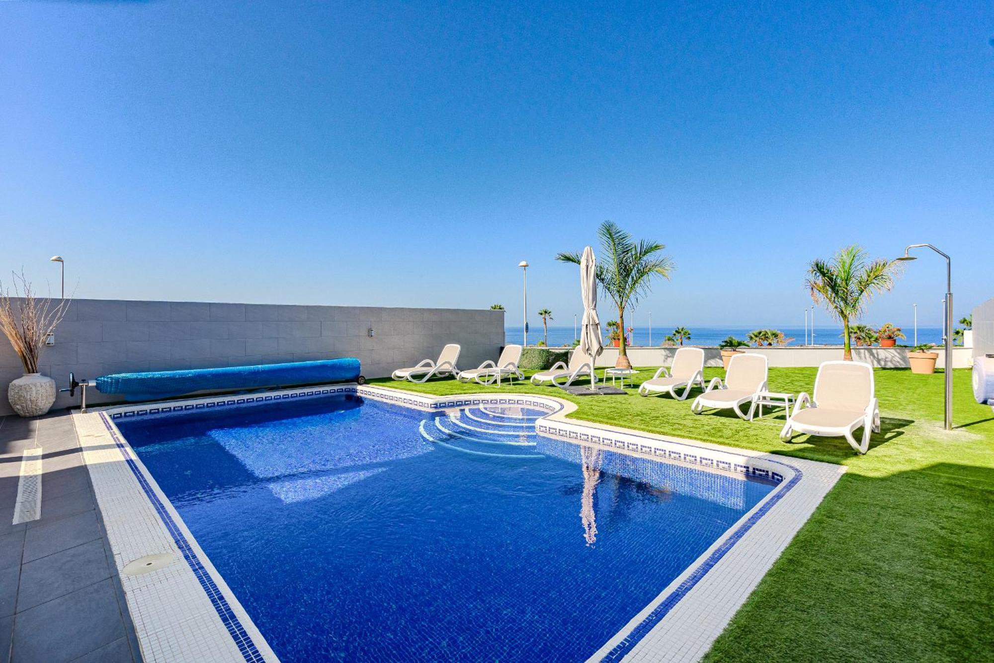 Villa Elisabetta, Luxury Villa With Heated Pool Ocean View In Adeje, Tenerife Costa Adeje  Exterior foto